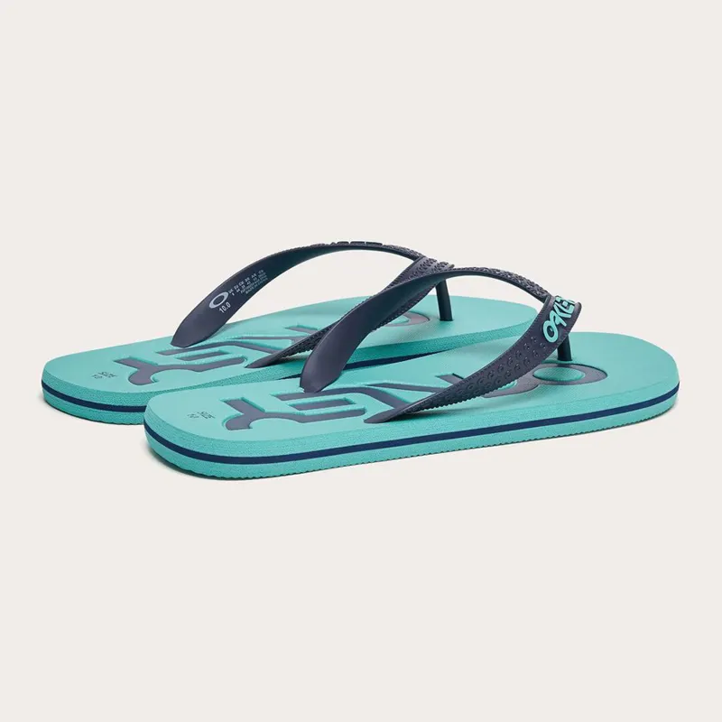 Oakley College Flip Flop Teal Blue-4