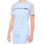 100% Ridecamp Women's Jersey in Powder Blue/Grey