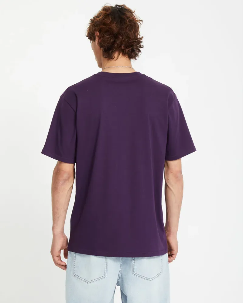 Volcom Stone Blanks Basic SS - Grape Royale-3