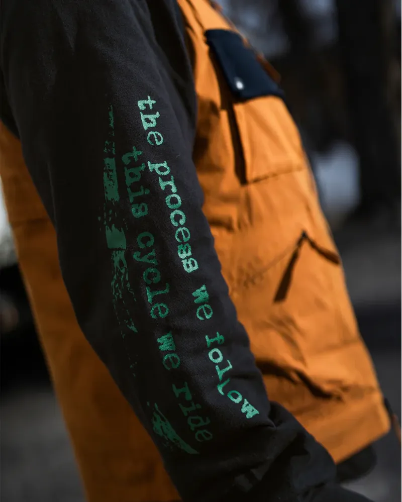 Volcom Japan by Bryan Iguchi Long Sleeve Tee - Black-4