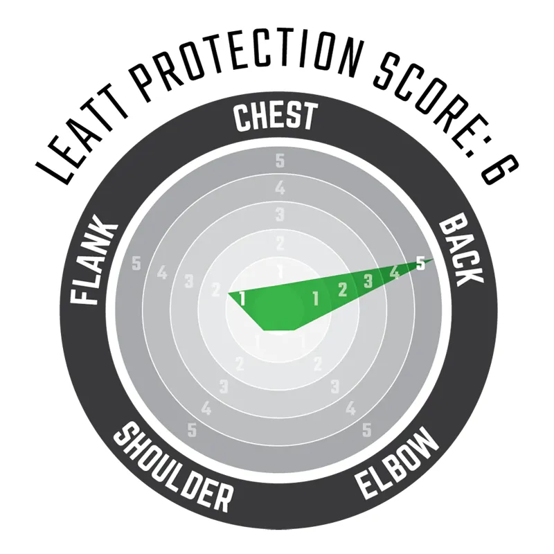 Leatt 3DF AirFit Evo Back Protector in Black-4