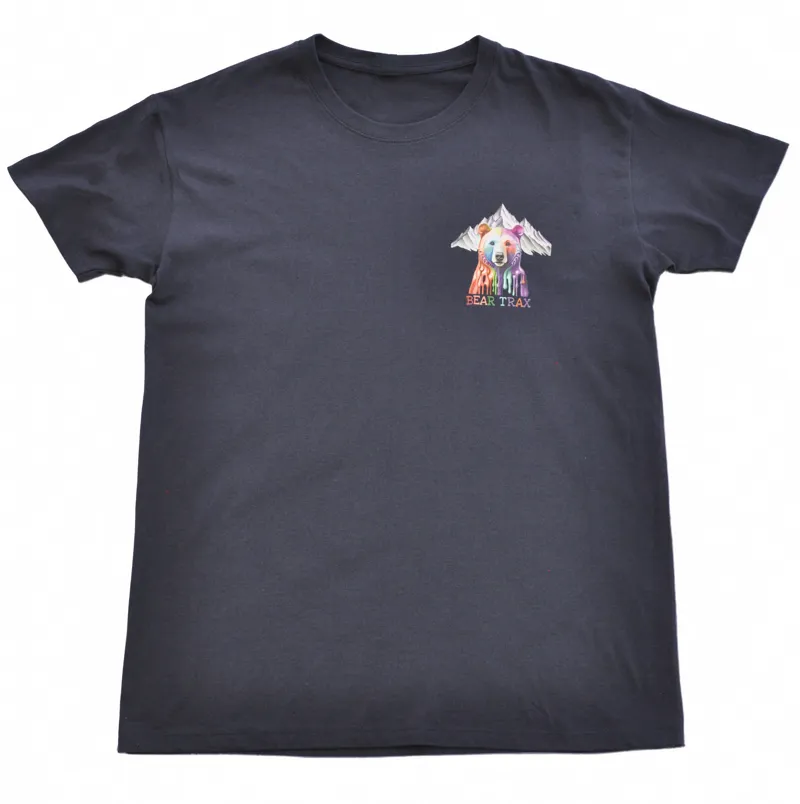 Bear Trax Paint Drip Tee - Navy
