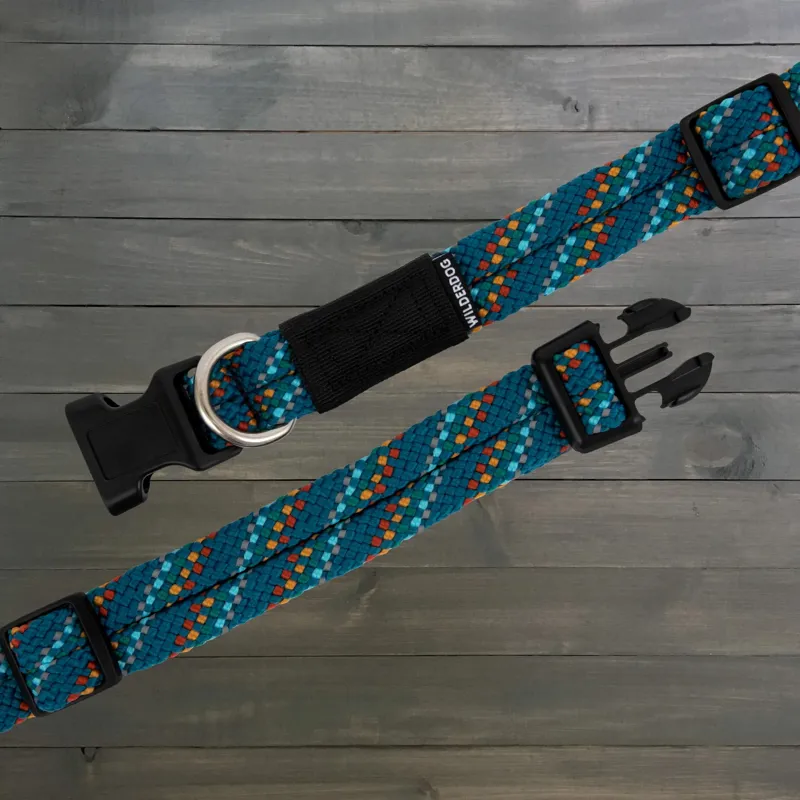 Wilderdog Collar Pacific Blue Reflective