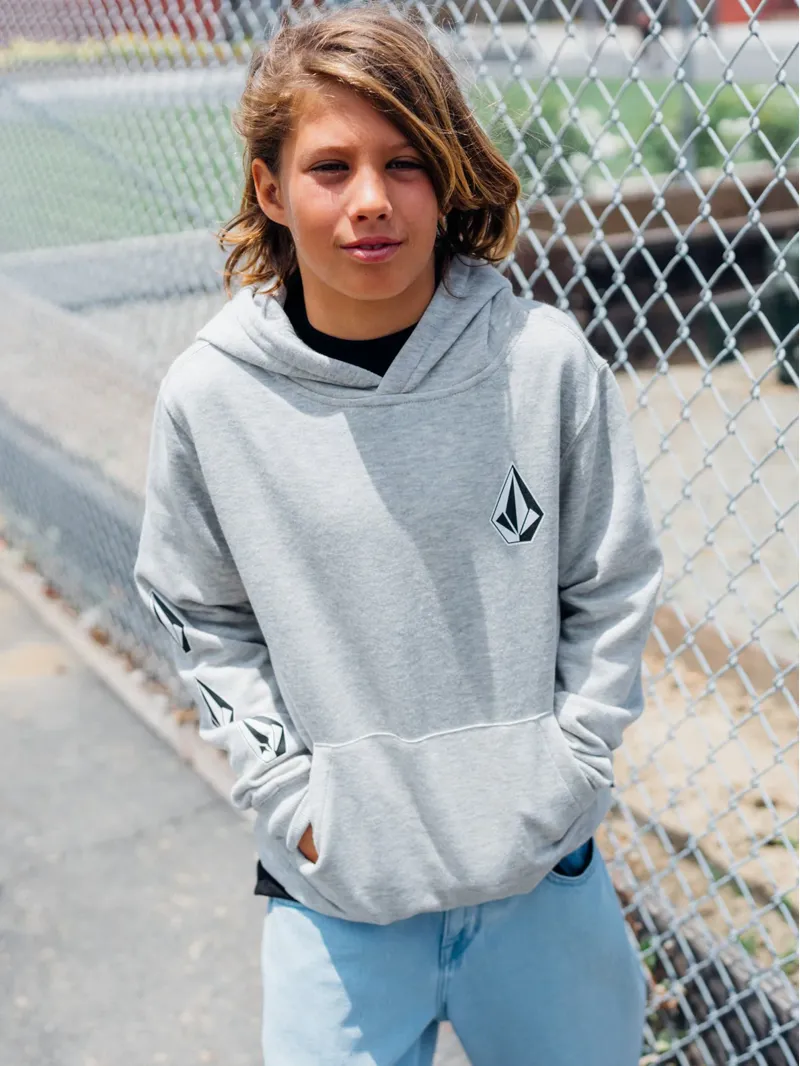 Volcom Iconic Stone Hoodie Grey-2