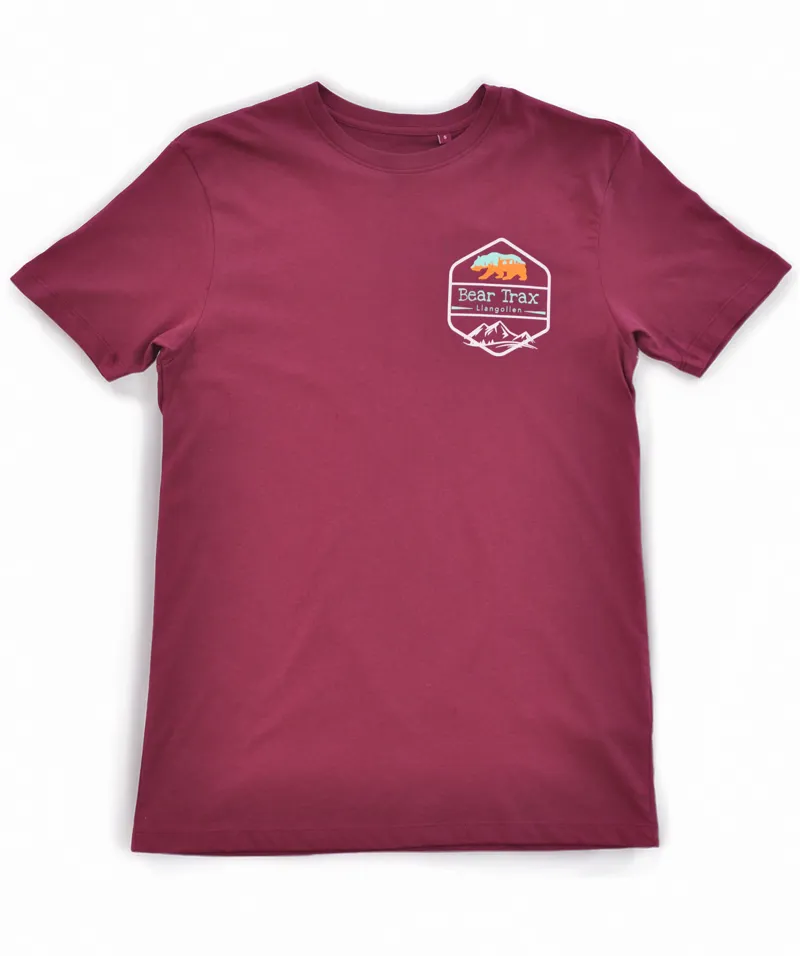 Bear Trax Core Tee - Burgundy