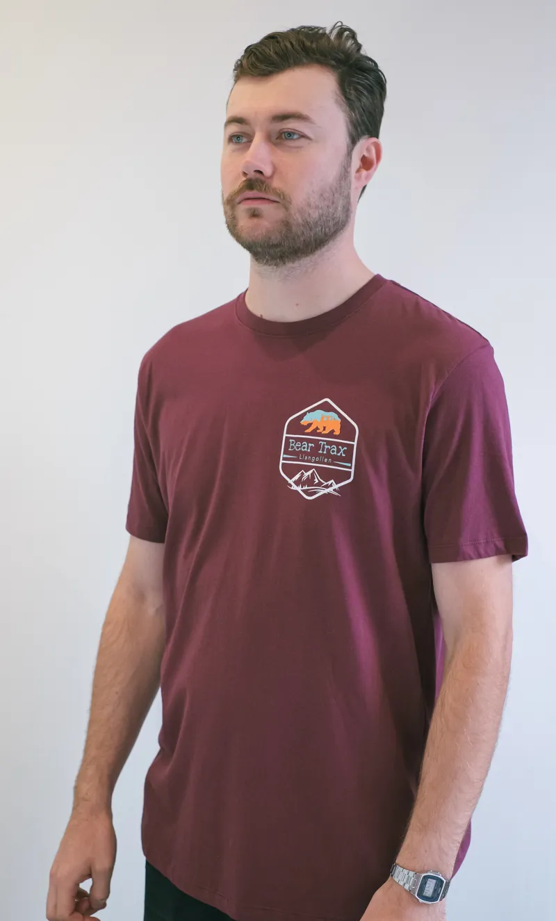 Bear Trax Core Tee - Burgundy-6