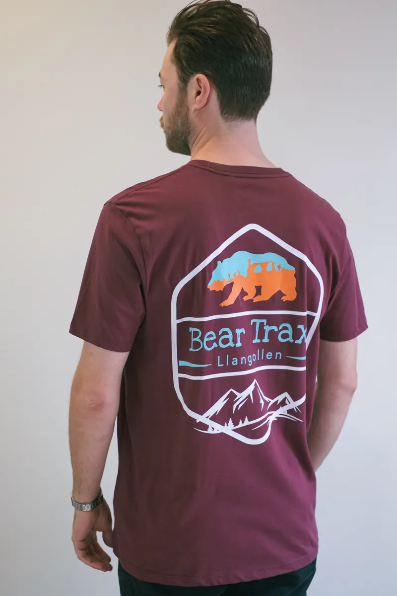 Bear Trax Core Tee - Burgundy-4
