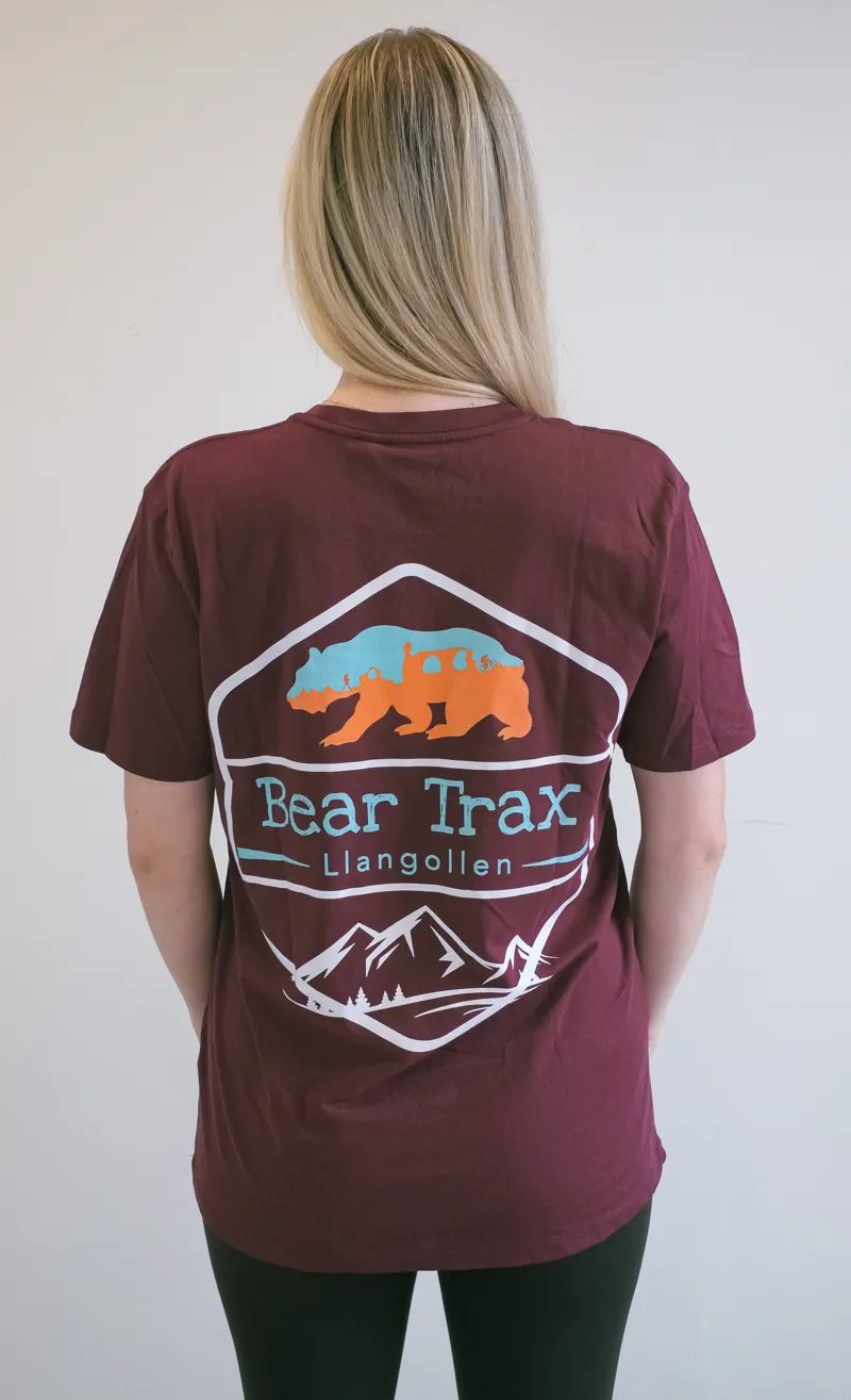 Bear Trax Core Tee - Burgundy-5