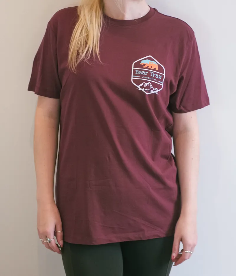 Bear Trax Core Tee - Burgundy-10