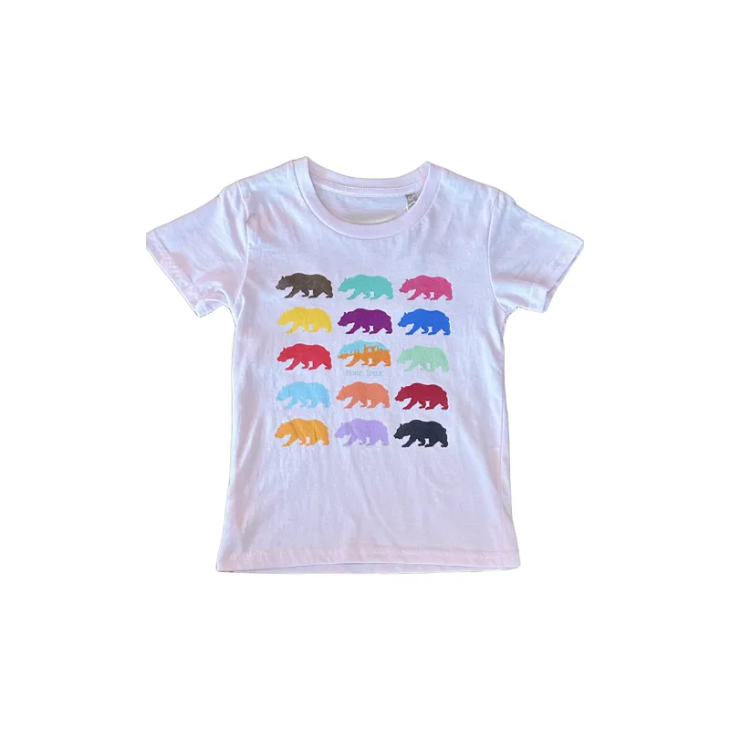 Bear Trax Kids Tee Pink