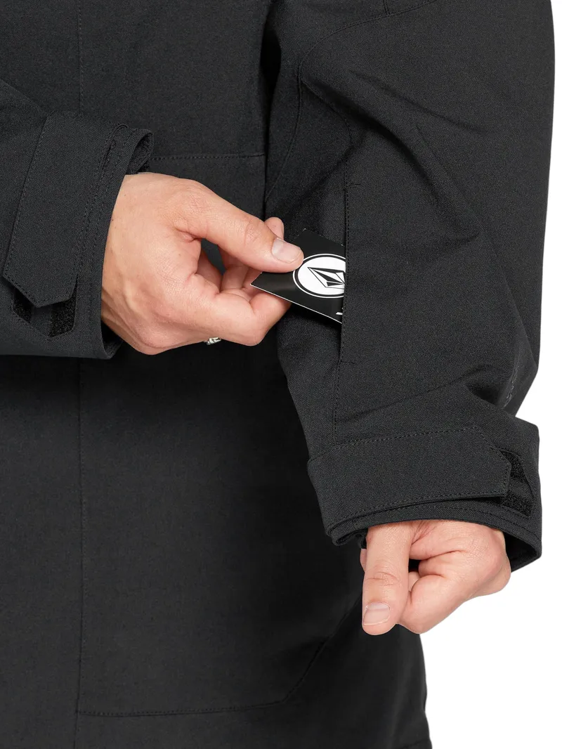 Volcom Brighton Full Zip Jacket - Black-7