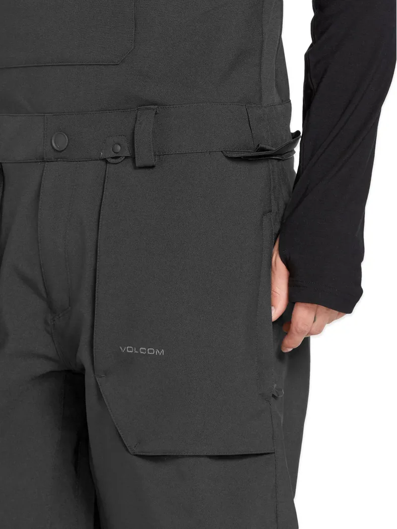 Volcom Roan Bib Overall - Charcoal-7