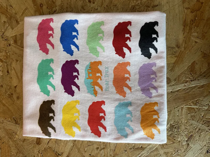 Bear Trax Kids Tee Pink-1