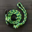 Wilderdog Lime Reflective Small Carabiner Leash