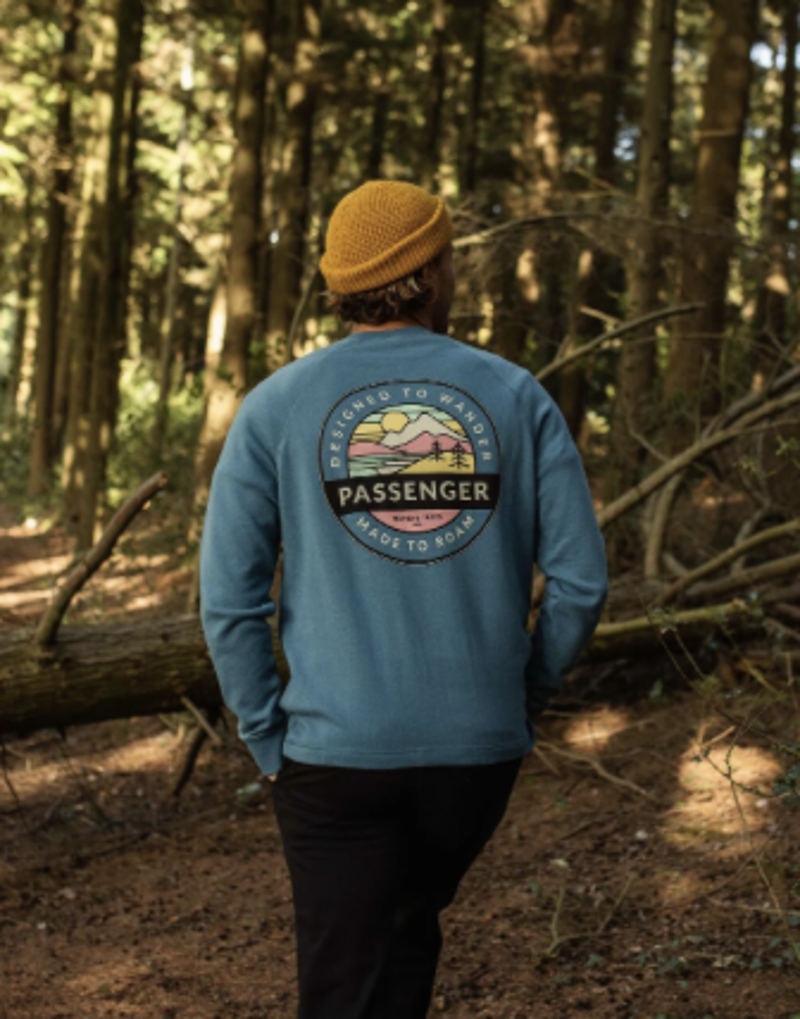 Passenger Odyssey Recycled Cotton Sweatshirt - Blue Steel-3