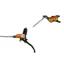 Tech 4 E4 - No Rotor -  Black/Orange BRAIDED