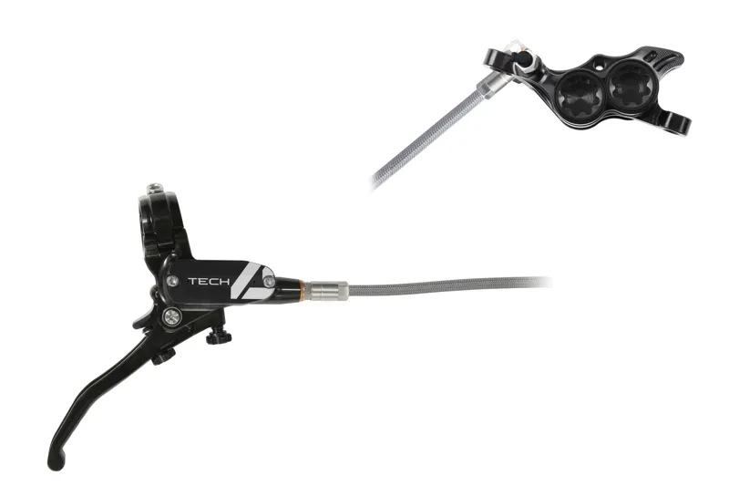 Tech 4 E4 - No Rotor - Black/Black - BRAIDED-1