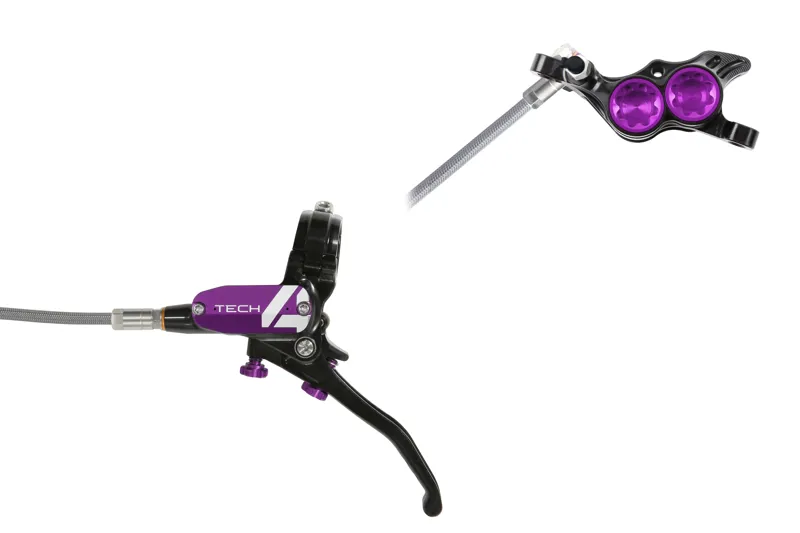 Tech 4 E4 - No Rotor - Black/Purple - BRAIDED
