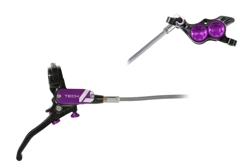 Tech 4 E4 - No Rotor - Black/Purple - BRAIDED-1