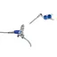 Tech 4 E4 - No Rotor-Silver/Blue- BRAIDED