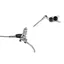 Tech 4 E4 - No Rotor-Silver/Black- BRAIDED
