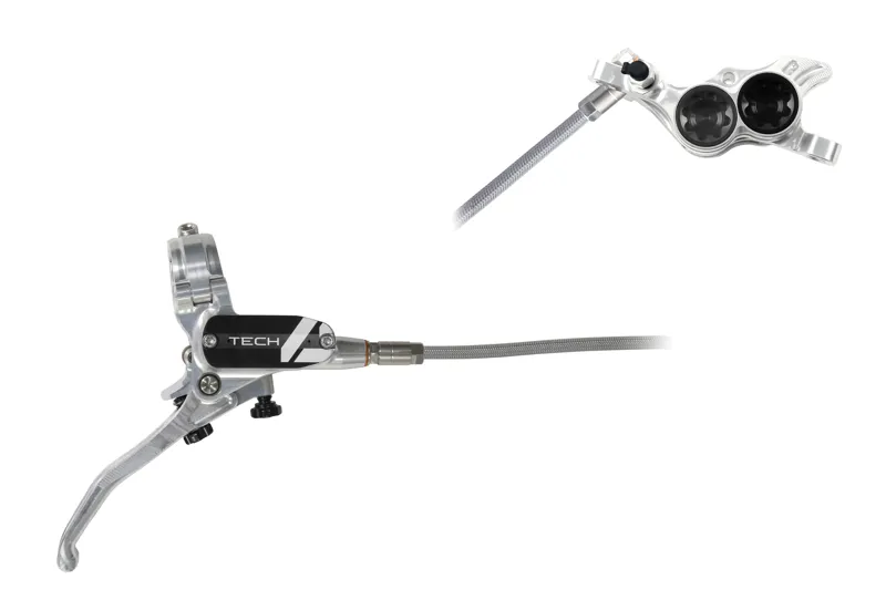 Tech 4 E4 - No Rotor-Silver/Black- BRAIDED-1