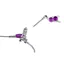 Tech 4 E4 - No Rotor-Silver/Purple- BRAIDED