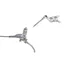 Tech 4 E4 - No Rotor-Silver/Silver- BRAIDED