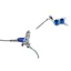 Tech 4 V4 - No Rotor-Silver/Blue- BRAIDED