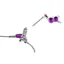 Tech 4 V4 - No Rotor-Silver/Purple - BRAIDED