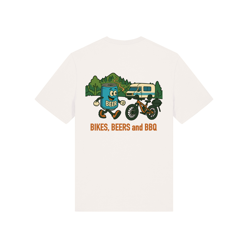 Bear Trax Weekend Tee - Off White-1
