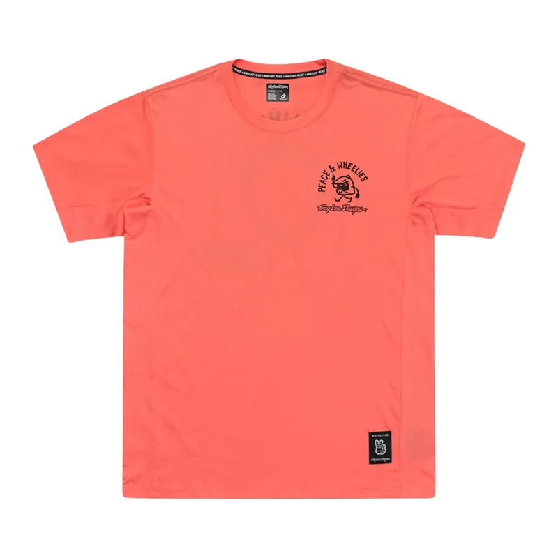 Troy Lee Designs Skyline Short Sleeve Ride Jersey / PW - Melon