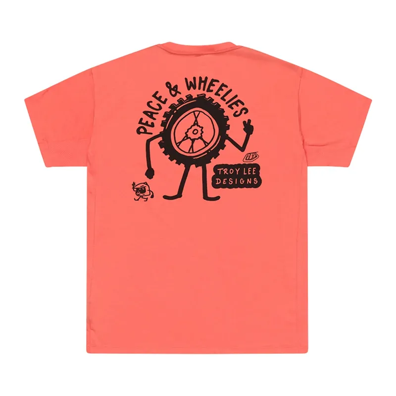 Troy Lee Designs Skyline Short Sleeve Ride Jersey / PW - Melon-1