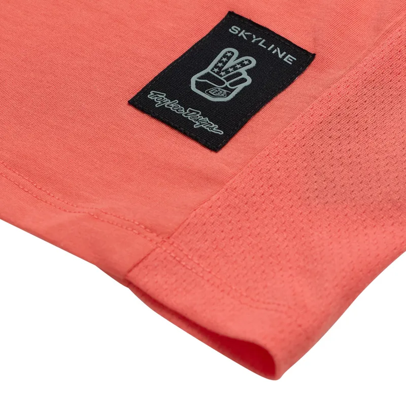 Troy Lee Designs Skyline Short Sleeve Ride Jersey / PW - Melon-2