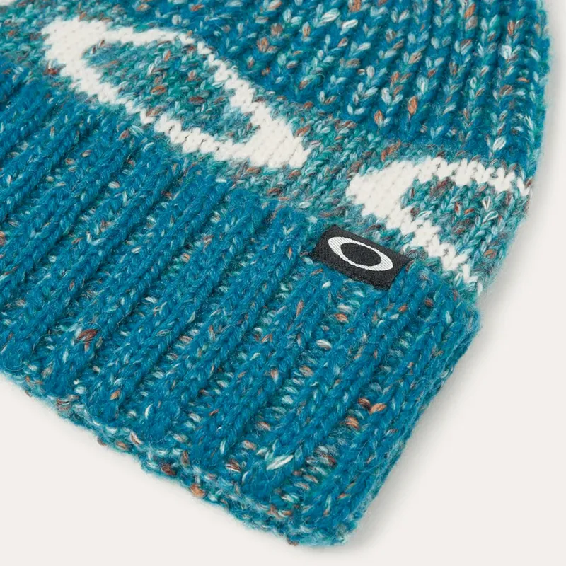 Oakley Ellipse Ribbed Beanie - New Balsam-2