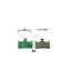 Hope E4 Racing Organic Compound Green Pair