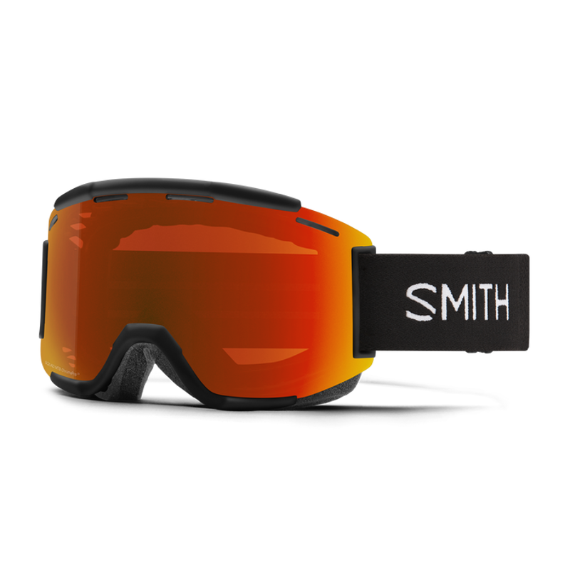 Smith Squad MTB Goggles - Black/Red Chromopop Lens