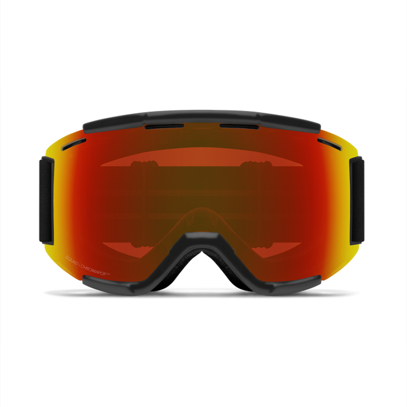 Smith Squad MTB Goggles - Black/Red Chromopop Lens-2