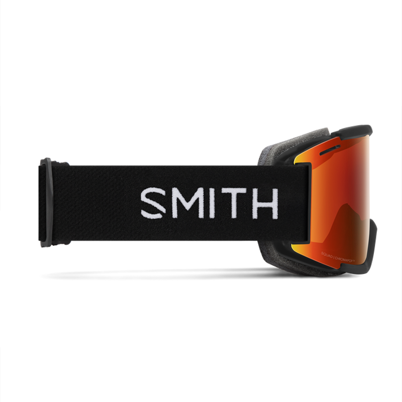 Smith Squad MTB Goggles - Black/Red Chromopop Lens-1