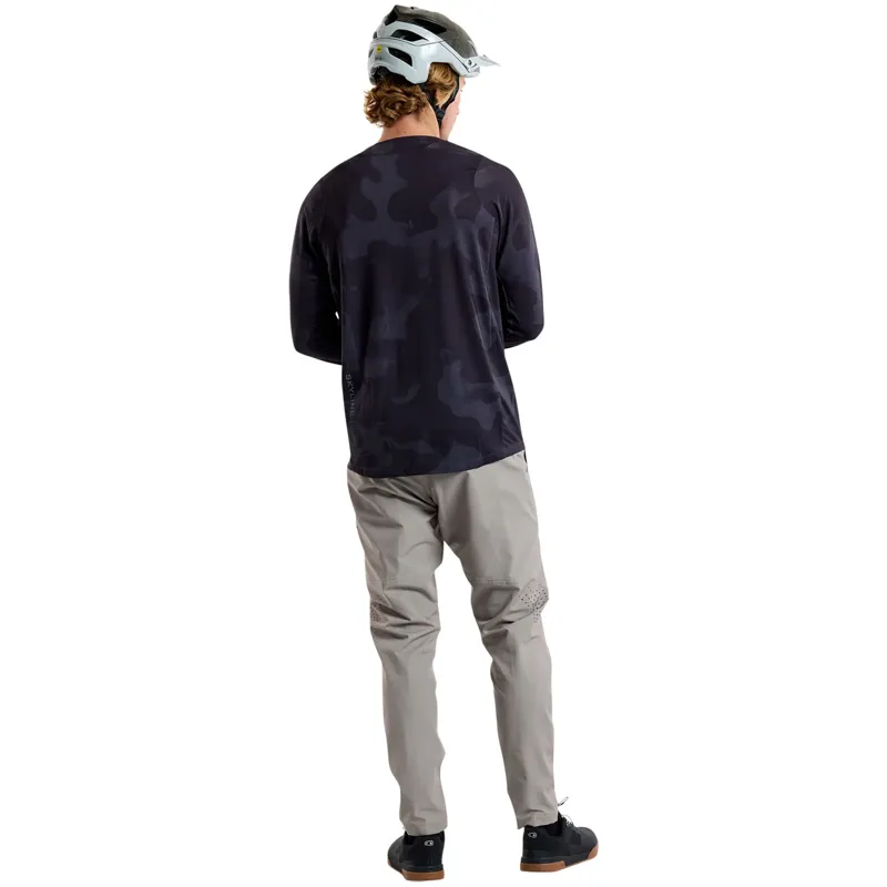 Troy Lee Designs Skyline Long Sleeve Jersey / Scrubland - Black-10