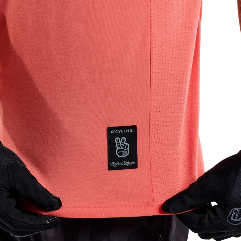 Troy Lee Designs Skyline Short Sleeve Ride Jersey / PW - Melon-13